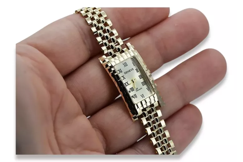 Montre femme en or ★ https://zlotychlopak.pl/fr/ ★ Pureté de l'or 585 333 Petit prix !