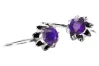 Jahrgang 925 Silber alexandrite Ohrringe vec092s Russischer Sowjetstil
