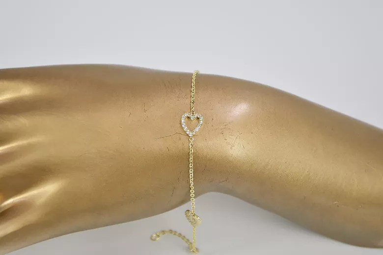 Bracelet ★ en or rose jaune russiangold.com ★ Or 585 333 Prix bas