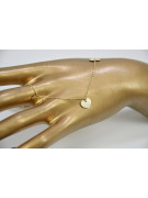 Pulsera ★ de oro rosa amarillo russiangold.com ★ Oro 585 333 Precio bajo