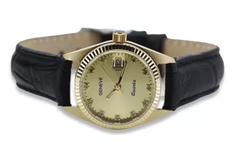 Montre hommes d'or Geneve ★ https://zlotychlopak.pl/fr/ ★ Pureté d'or 585 333 Low Price!