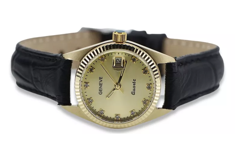 Montre hommes d'or Geneve ★ https://zlotychlopak.pl/fr/ ★ Pureté d'or 585 333 Low Price!