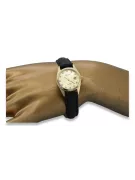 Gold men's watch Geneve ★ zlotychlopak.pl ★ Gold purity 585 333 Low Price!