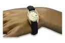 Gold men's watch Geneve ★ zlotychlopak.pl ★ Gold purity 585 333 Low Price!