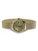 Gold men's watch Geneve ★ zlotychlopak.pl ★ Gold purity 585 333 Low Price!