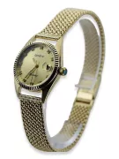 Gold men's watch Geneve ★ zlotychlopak.pl ★ Gold purity 585 333 Low Price!