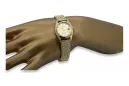 Gold men's watch Geneve ★ zlotychlopak.pl ★ Gold purity 585 333 Low Price!