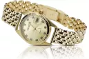 Gold men's watch Geneve ★ zlotychlopak.pl ★ Gold purity 585 333 Low Price!