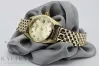 Жовтий 14k 585 золотий наручний годинник Lady Geneve lw020ydyz&lbw004y