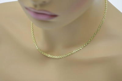 "Classic Italian 14K Yellow Gold Chain" cc095y