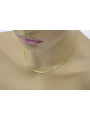 Yellow rose gold chain ★ russiangold.com ★ Gold 585 333 Low price