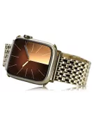 Желтое 14-каратное золото Apple Watch браслет Allpe&mbw012y