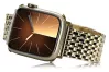 Gelbes 14 Karat Goldarmband für die Apple Watch Allpe&mbw012y