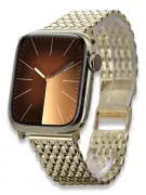Bratara Apple Watch din aur galben de 14k Allpe&mbw012y