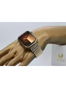 Желтое 14-каратное золото Apple Watch браслет Allpe&mbw012y