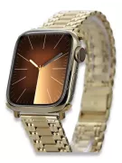 Amarillo de oro de 14k hombre de Apple reloj pulsera mbw012apple