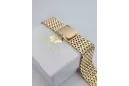 Yellow 14k gold man's Apple watch bracelet mbw013yapple