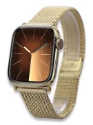 Amarillo de oro de 14k hombre de Apple reloj pulsera mbw014apple