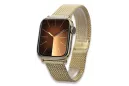 Amarillo de oro de 14k hombre de Apple reloj pulsera mbw014apple