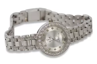 White 14k gold Gorgeous lady watch lw051w