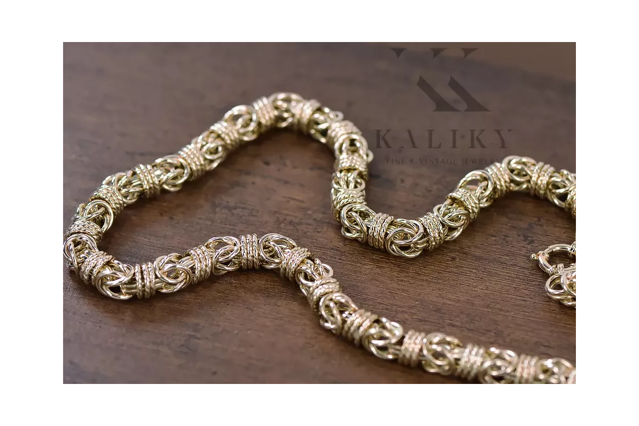 Yellow rose gold chain ★ russiangold.com ★ Gold 585 333 Low price