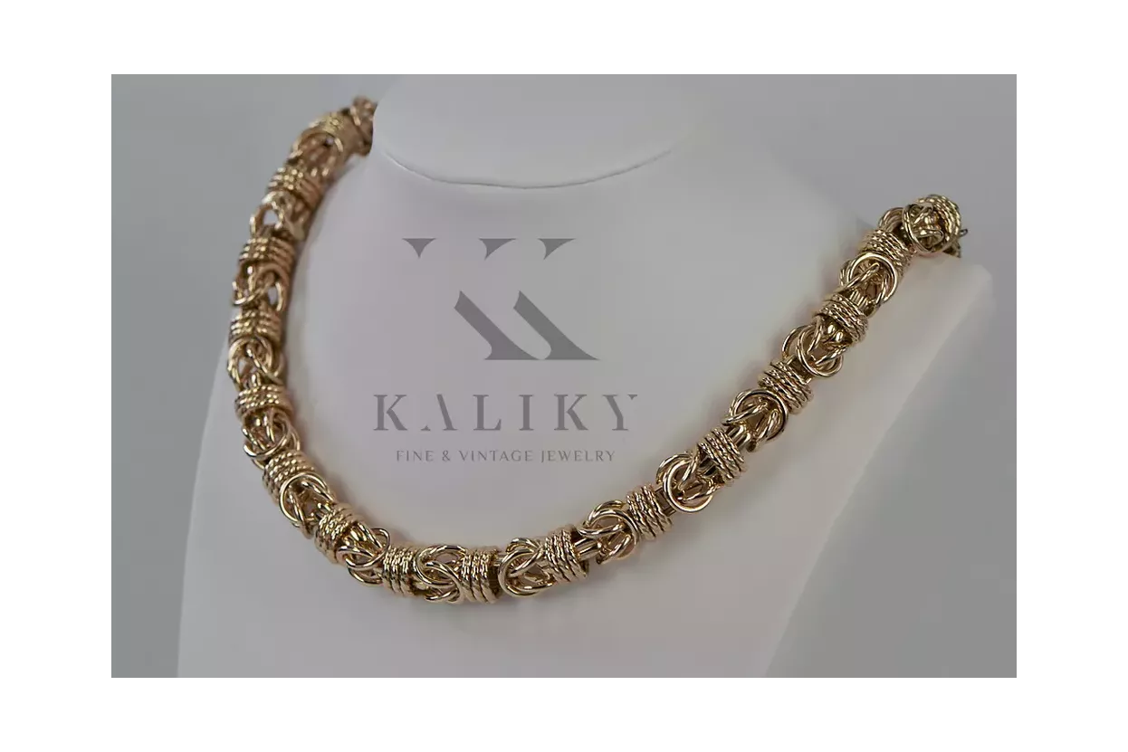 Yellow rose gold chain ★ russiangold.com ★ Gold 585 333 Low price