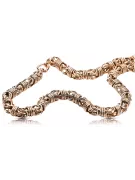 Yellow rose gold chain ★ russiangold.com ★ Gold 585 333 Low price