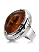 Rose russe rose soviétique rouge 585 583 or amber ring vrab004