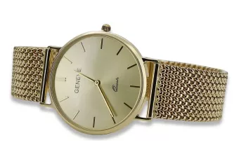 Montre hommes d'or Geneve ★ https://zlotychlopak.pl/fr/ ★ Pureté d'or 585 333 Low Price!