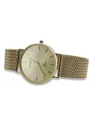 Gold men's watch Geneve ★ zlotychlopak.pl ★ Gold purity 585 333 Low Price!