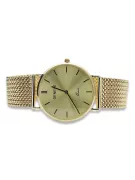 Gold men's watch Geneve ★ zlotychlopak.pl ★ Gold purity 585 333 Low Price!