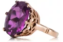 Russische Sowjetrose 14k 585 gold Alexandrite Ruby Emerald Saphir Zircon Ring vrc189