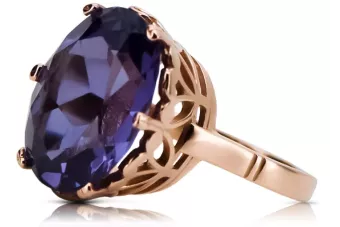 copy of Роза 14k рожеве золото 585 Alexandrite Кільця vrc079 Вінтажний