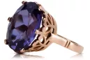 Russe rose soviétique 14k 585 or Alexandrite Ruby Emerald Sapphire Zircon ring vrc189