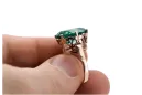 Russe rose soviétique 14k 585 or Alexandrite Ruby Emerald Sapphire Zircon ring vrc189