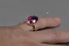 copy of Rose 14k Roségold 585 Rubinring vrc079 Vintage