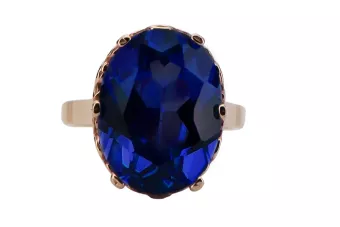 Russische Sowjetrose 14k 585 gold Alexandrite Ruby Emerald Saphir Zircon Ring vrc189