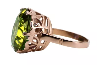 copy of Anillo de peridoto 585 de oro rosa de 14 k vrc079 Vintage