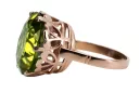 Russische Sowjetrose 14k 585 gold Alexandrite Ruby Emerald Saphir Zircon Ring vrc189