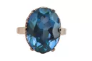 Russe soviétique rose 14k 585 or Alexandrite Rubis Émeraude Saphir Zircon bague vrc084