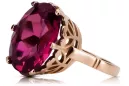 Russe soviétique rose 14k 585 or Alexandrite Rubis Émeraude Saphir Zircon bague vrc084