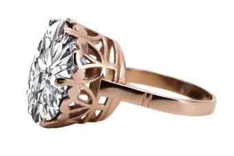 copy of Silber 925 Rose Gold überzogen Zirkon Ring vrc079rp Jahr