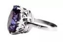 Russe rose soviétique 14k 585 or Alexandrite Ruby Emerald Sapphire Zircon ring vrc014