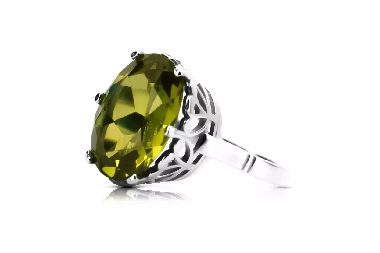 Russische Sowjetrose 14k 585 gold Alexandrite Ruby Emerald Saphir Zircon Ring vrc014