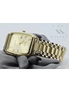 Gelb 14k 585 Gold Herrenuhr Geneve mw002y&mbw009y