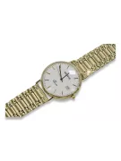 Gold men's watch Geneve ★ zlotychlopak.pl ★ Gold purity 585 333 Low Price!