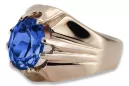 Russische sowjetische Rose 14 Karat 585 Gold Alexandrit Rubin Smaragd Saphir Zirkon Ring vrc016