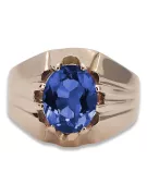 Inel sovietic rusesc din aur 585 trandafir 14k alexandrit rubin smarald safir zircon vrc016