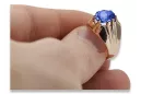 Russian Soviet rose 14k 585 gold Alexandrite Ruby Emerald Sapphire Zircon ring  vrc016