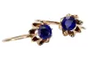 Rose rosa 14k 585 gold Saphir Ohrringe vec092 Jahr
